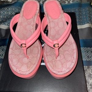 Coach thong sandals